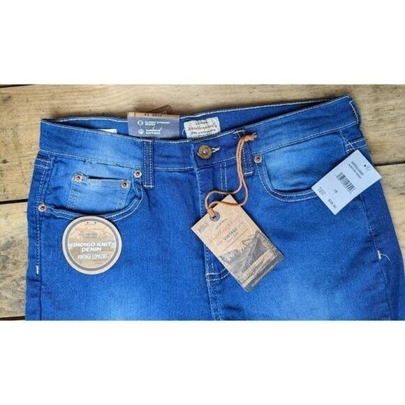 NEW Boys Weatherproof Jeans 16 Blue Slim Straight Comfort Stretch 30 x 29 Indigo - Picture 2 of 7